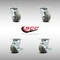 Service Caster 4 Inch SS Thermoplastic Rubber Swivel Caster Set with Roller Bearing 2 Brake SCC SCC-SS30S420-TPRRF-2-TLB-2 - alternate 5
